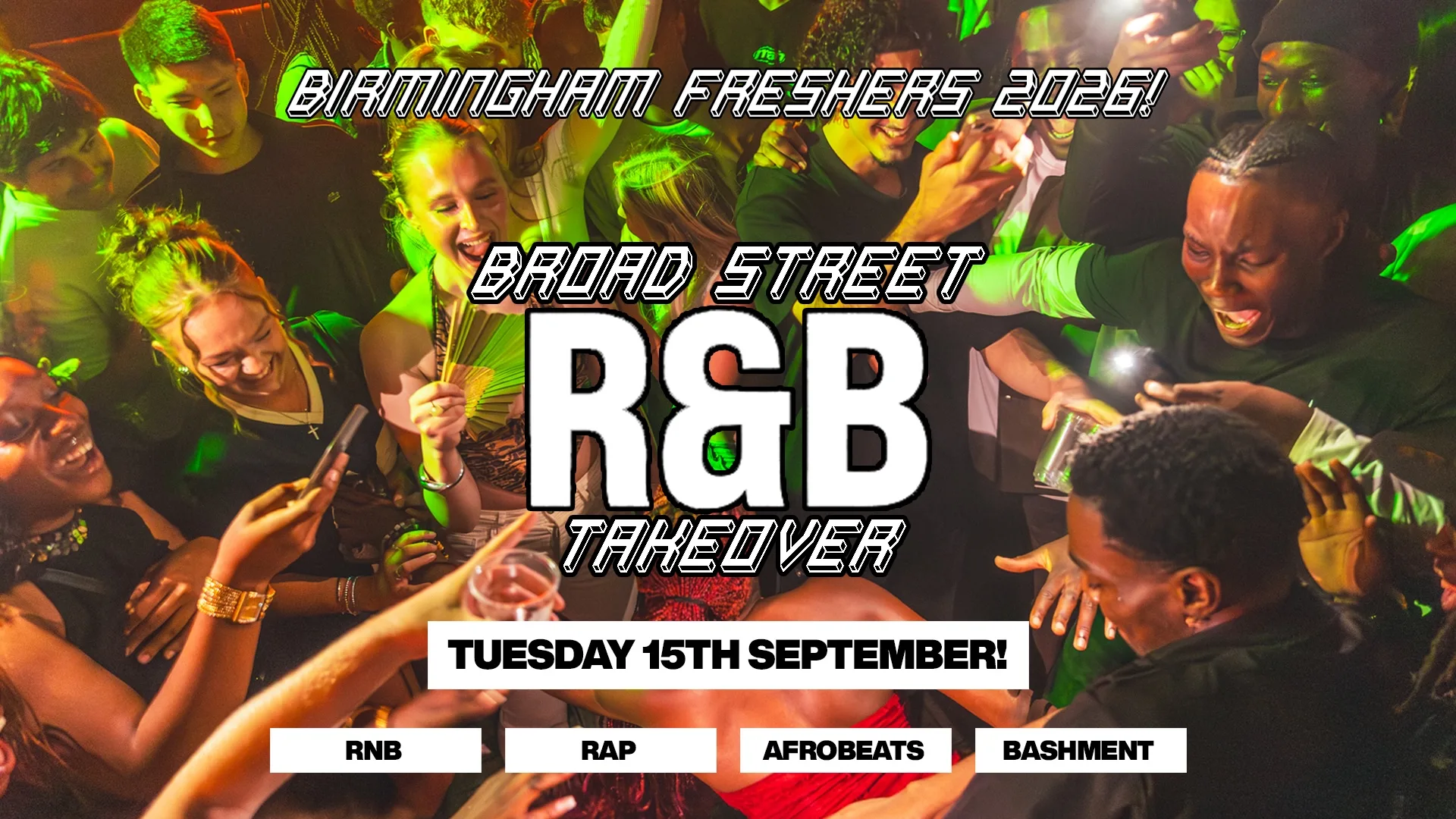 Official Broad Street FRESHERS RnB TAKEOVER 🔥 at TBA