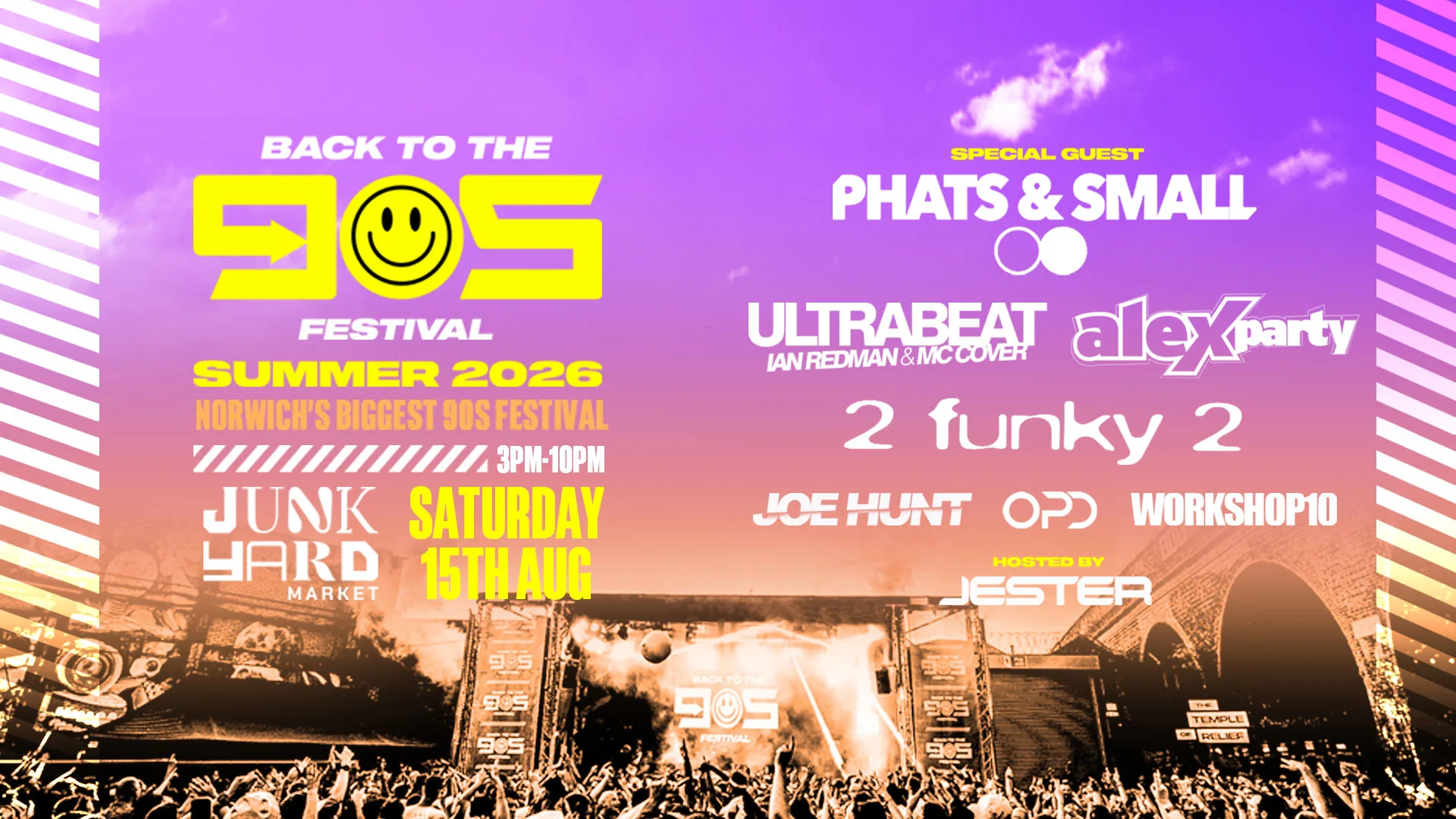 Back To The 90s - Summer Outdoor Festival - Norwich [TICKETS SELLING FAST!] at St Mary's Works