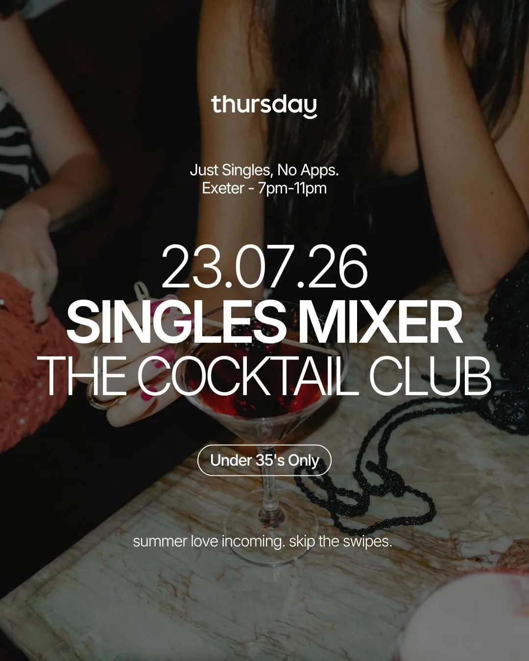 Thursday | The Cocktail Club (Under 35's) | Exeter at The Cocktail Club - Cocktail Bar in Exeter