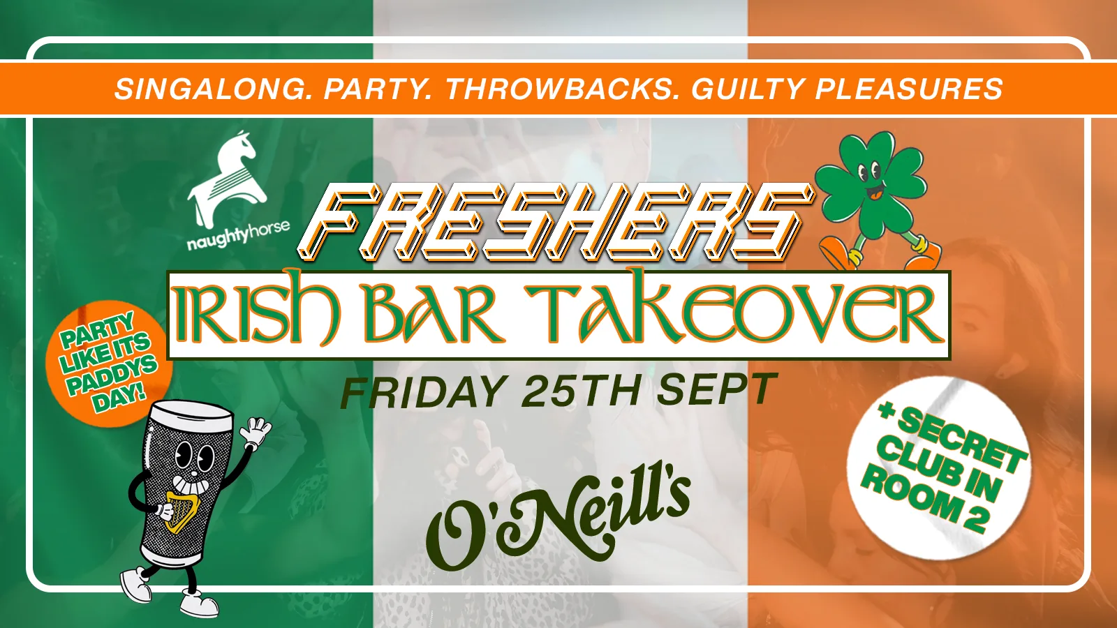 Birmingham Freshers Irish Bar Takeover // Paddys Day re-run at O'Neill's Broad Street