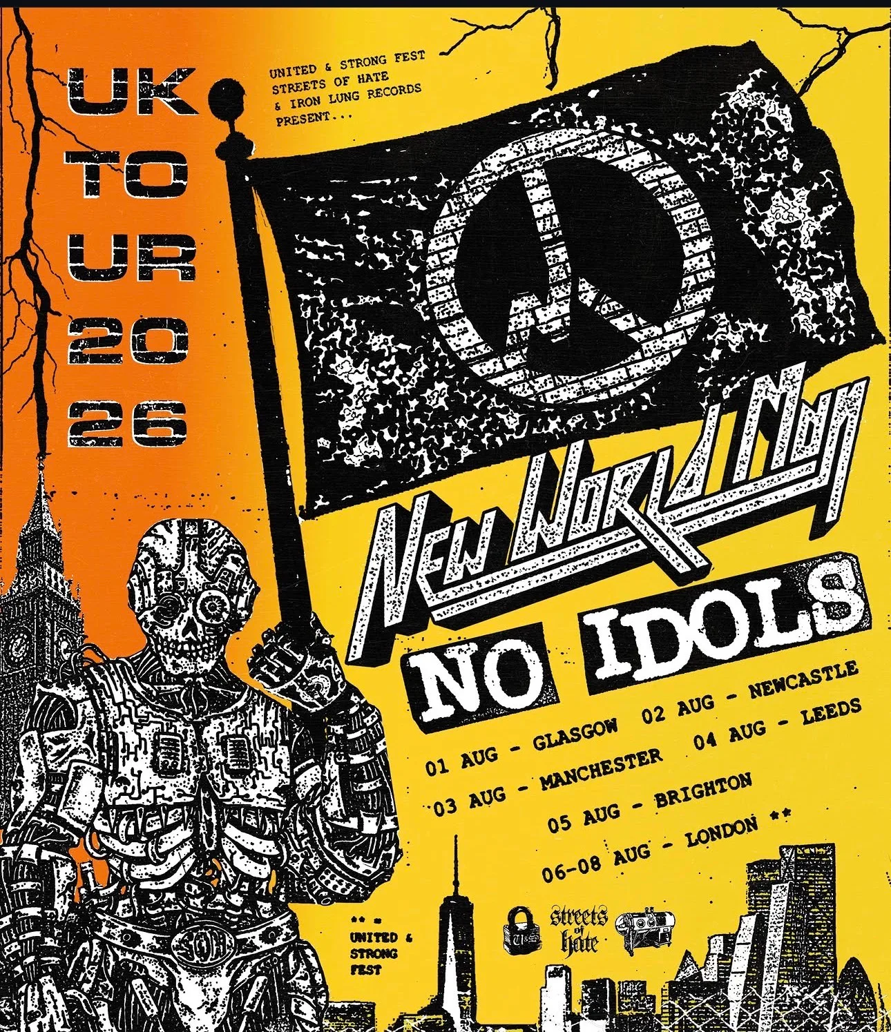 New World Man / No Idols / The Flex at The Lubber Fiend