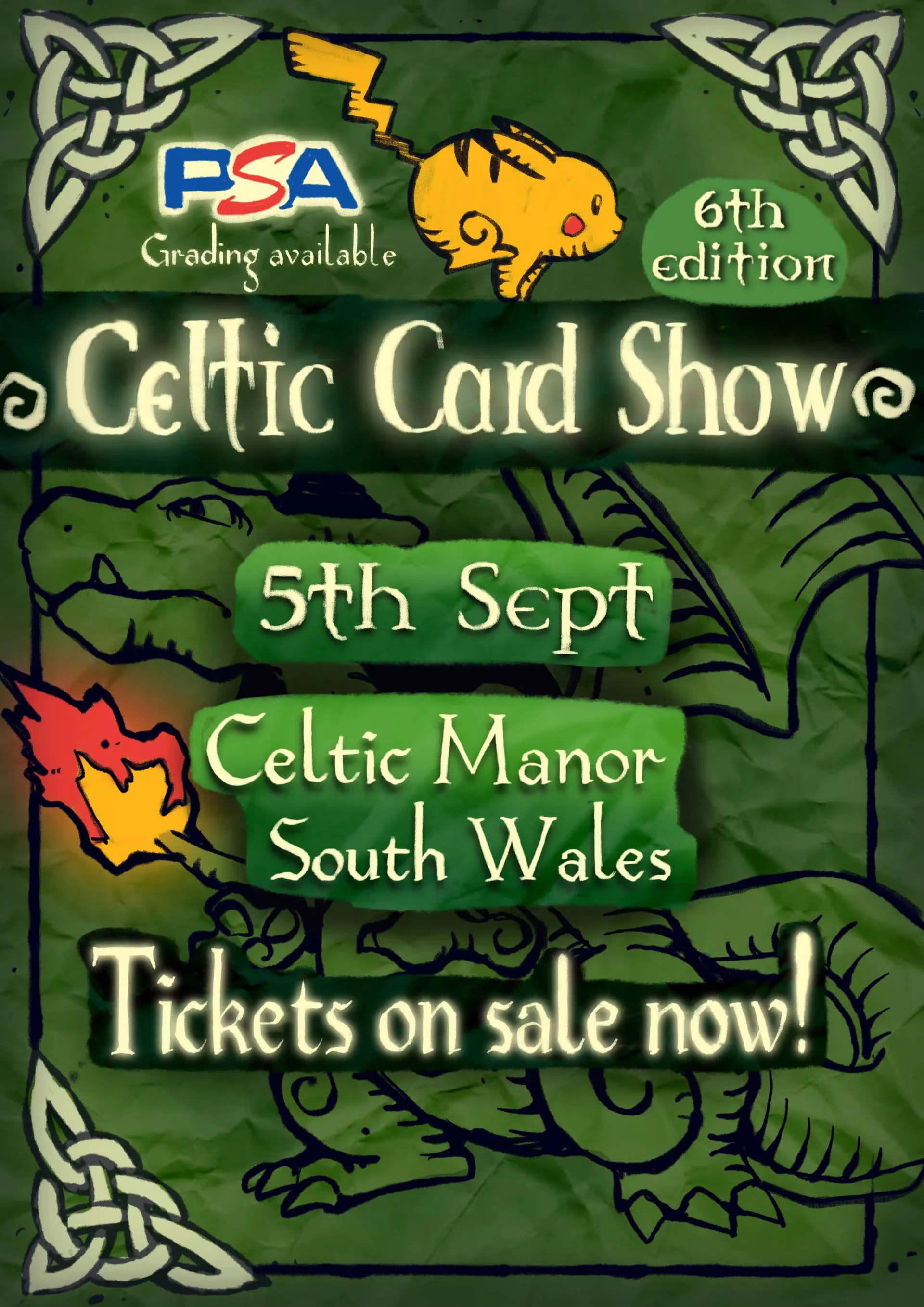 Celtic Cardshow 6th Edition - 5th September at The Celtic Manor Resort