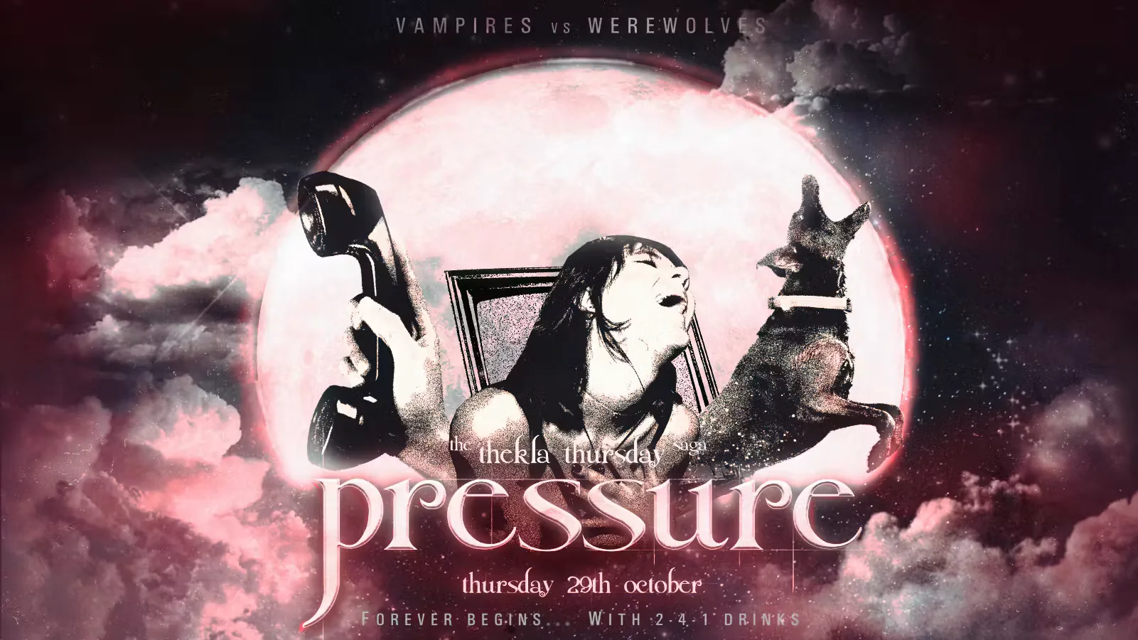 PRESSURE. The Halloween Special. at Thekla