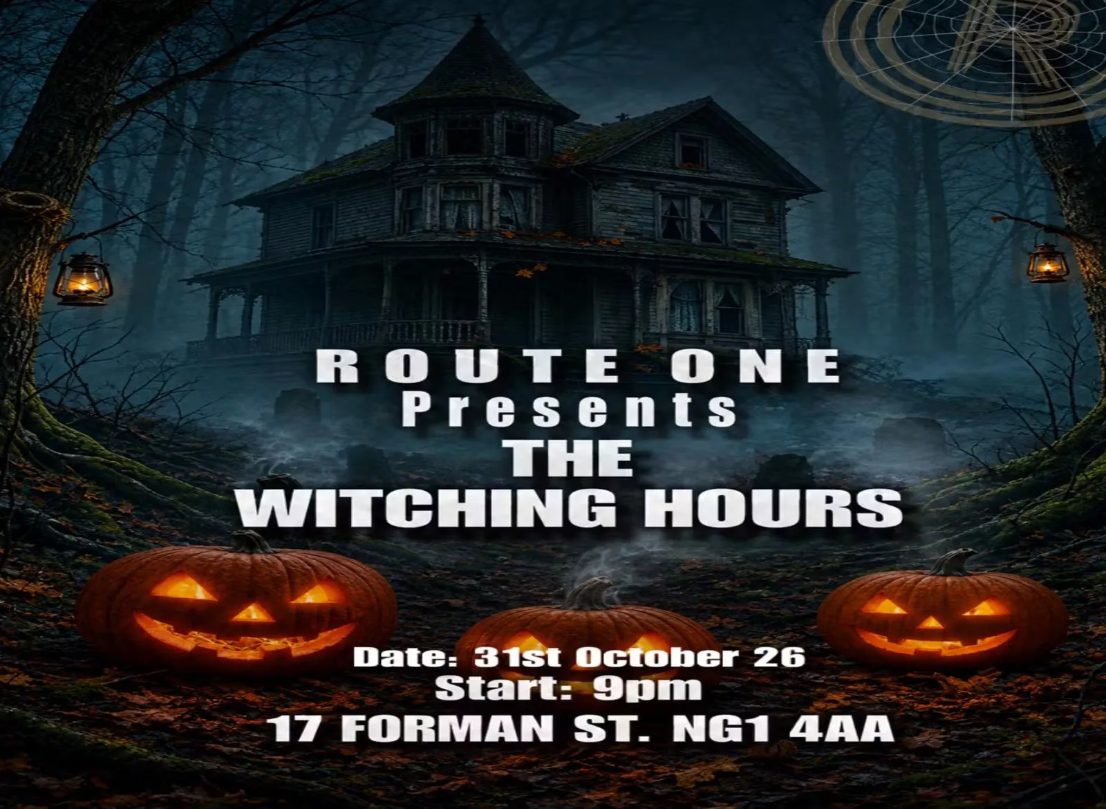 HALLOWEEN ALL NIGHTER at Route One Sports Bar