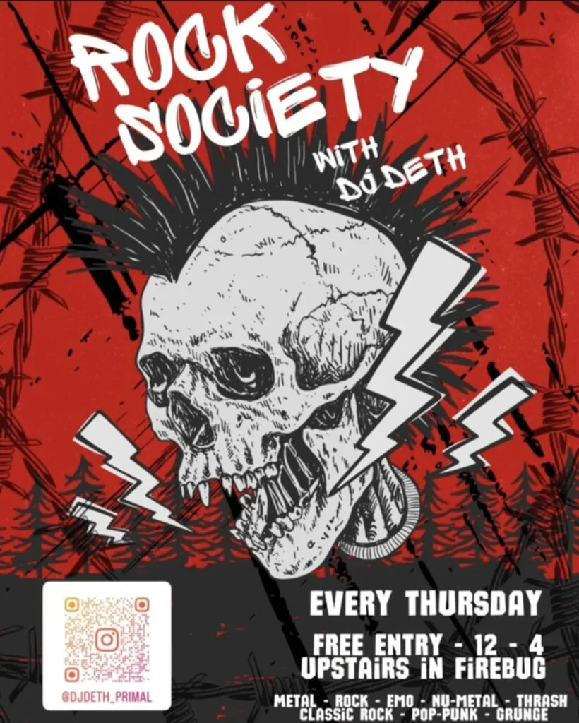 The Rock Society – Every Thursday at Firebug Bar