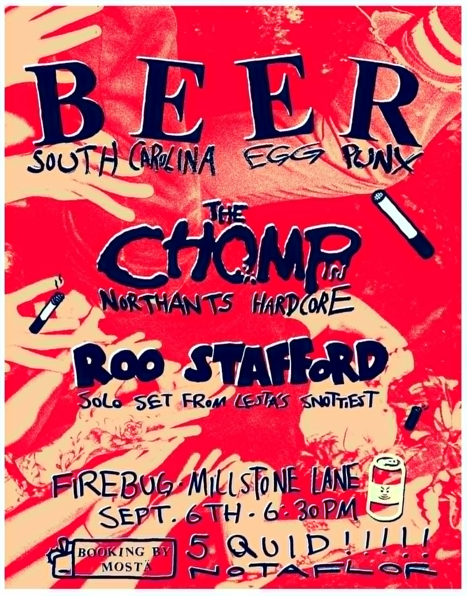 Beer, The Chomp, Roo Stafford
