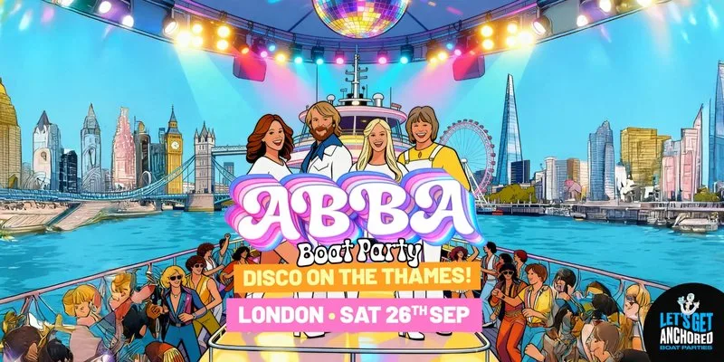 GIMME! GIMME! GIMME! ABBA Inspired Boat Party London at Tower Millennium Pier