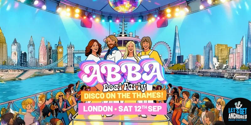 GIMME! GIMME! GIMME! ABBA Inspired Boat Party London at Tower Millennium Pier