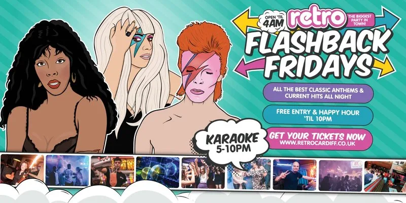 Flashback Fridays at Retro Cardiff