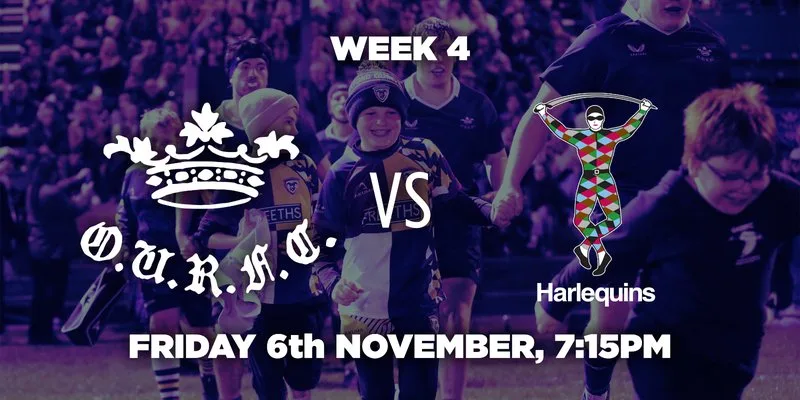 Men*s Blues vs Harlequins at Oxford University Rugby Football Club