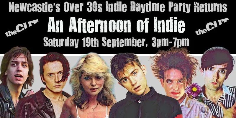 NEWCASTLE: An Afternoon of indie - Indie for the over 30s: 19th September, 3pm-7pm