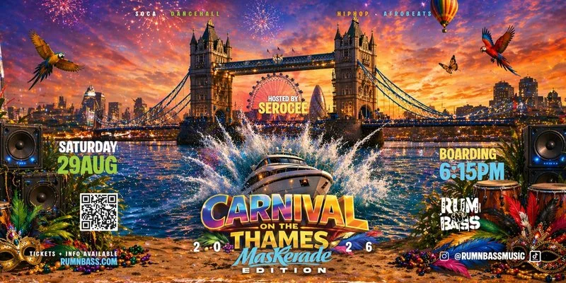 Rum 'N' Bass Carnival on the Thames MasKerade Edition at Festival Pier