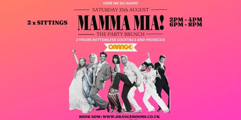 🍕 MAMMA MIA – THE BOTTOMLESS BRUNCH! 🇬🇷✨🍸 at Orange Rooms