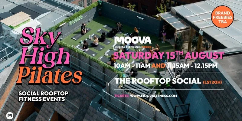 SKY HIGH PILATES w/ Lois @ The Rooftop Social - Sat 15th August at The Rooftop Social