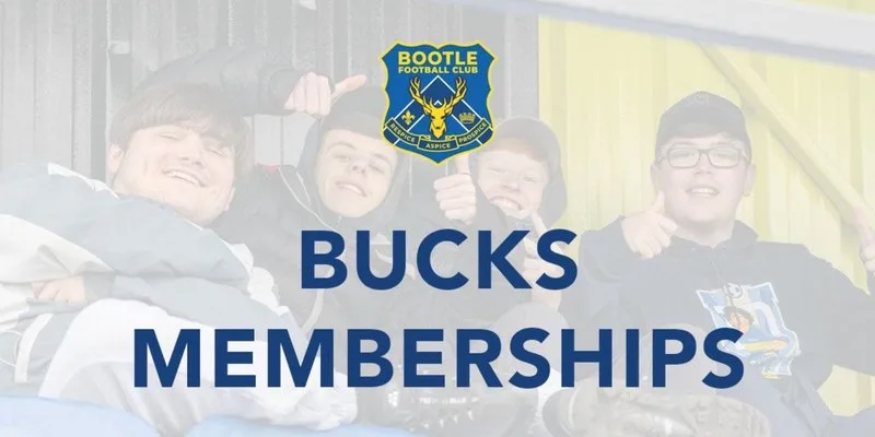 Bucks Membership at Bootle Football Club