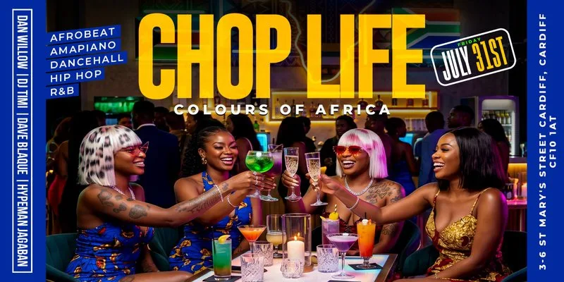 CHOP LIFE COLOURS OF AFRICA at Boho Club