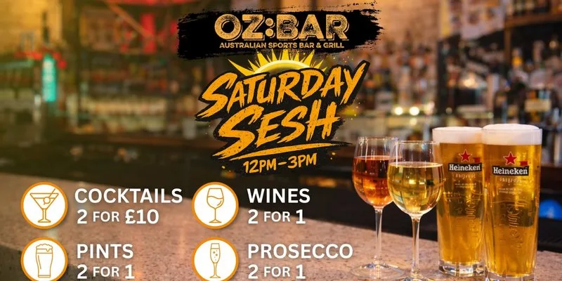 SATURDAY SESH | OZ:BAR at OZ Bar Nottingham
