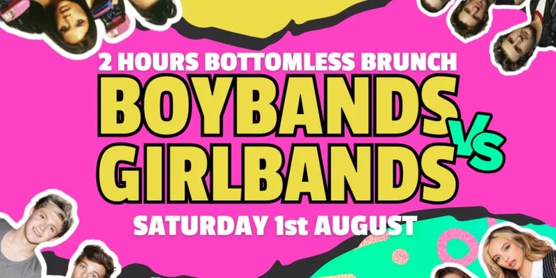 📼✨ BOY BAND vs GIRL BAND BOTTOMLESS BRUNCH ✨📼 at Orange Rooms