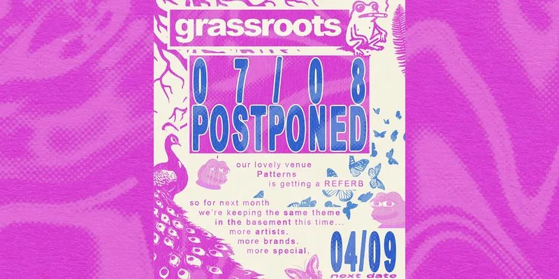 GRASSROOTS 🐸 FREE First Fridays - Disco, Funk & House - 04/09/26 at Patterns