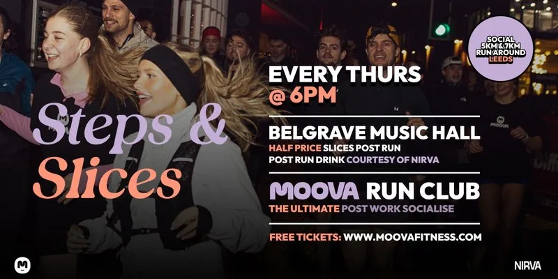 MOOVA Run Club: STEPS, SLICES & SUMMER at Belgrave w/ Free Can of Nirva at Belgrave Music Hall