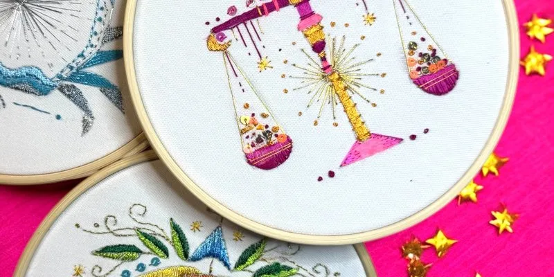 Zodiac Embroidery Workshop at The Banker, EC1