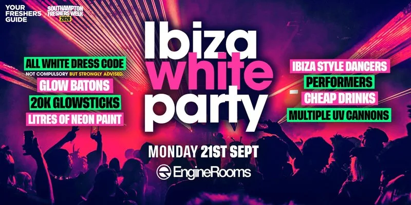 Ibiza White Party Southampton at The Engine Rooms