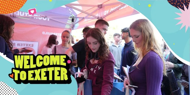 Meet your Guild & Personalisation Station at Great Hall Piazza (outside Great Hall), Streatham Campus, Exeter