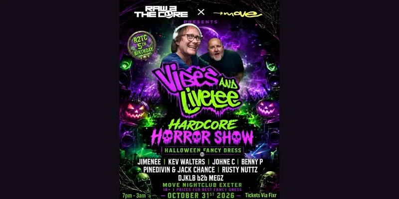R2TC x MOVE - VIBES & LIVELEE - HALLOWEEN FANCY DRESS - 31/10/26 - Exeter at Move, Exeter
