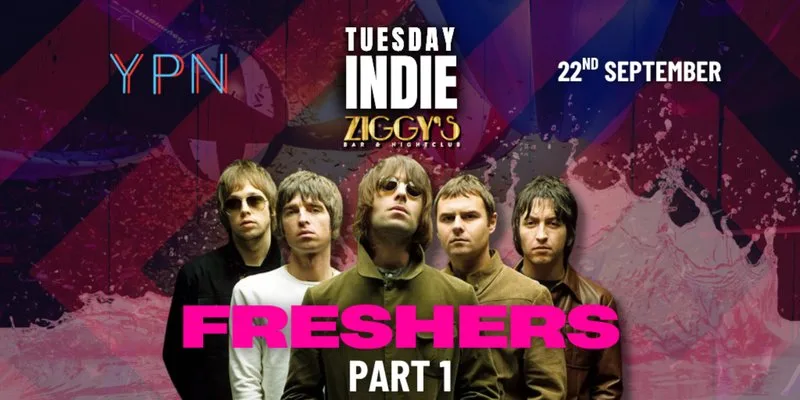 Tuesday Indie at Ziggys FRESHERS PART 1 at Tuesday Indie at Ziggys York