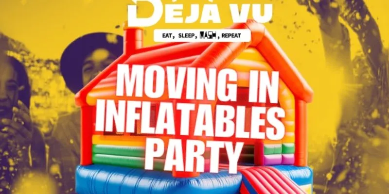 Inflatables Moving in Party! - Deja Vu at MASH Cambridge