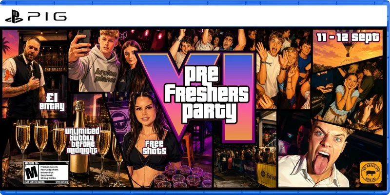 Pre-Freshers Party - 12.09.26 at The Brass Pig