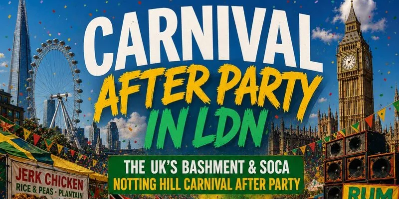 CARNIVAL IN LONDON: Carnival After Party in Brixton