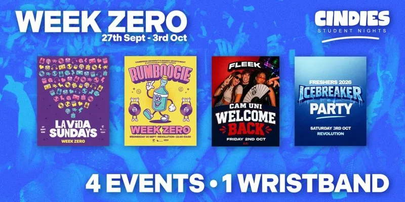 Week Zero Wristband at Cambridge Train Station