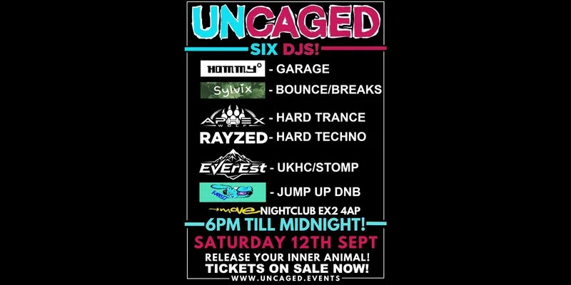 Uncaged | 12.09.26 | Move Exeter