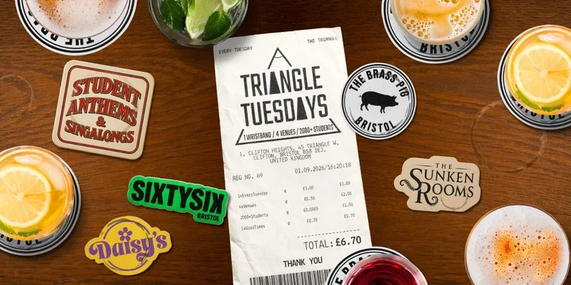 Triangle Tuesdays : 3 Venues - 1000+ Students - 1 Ticket