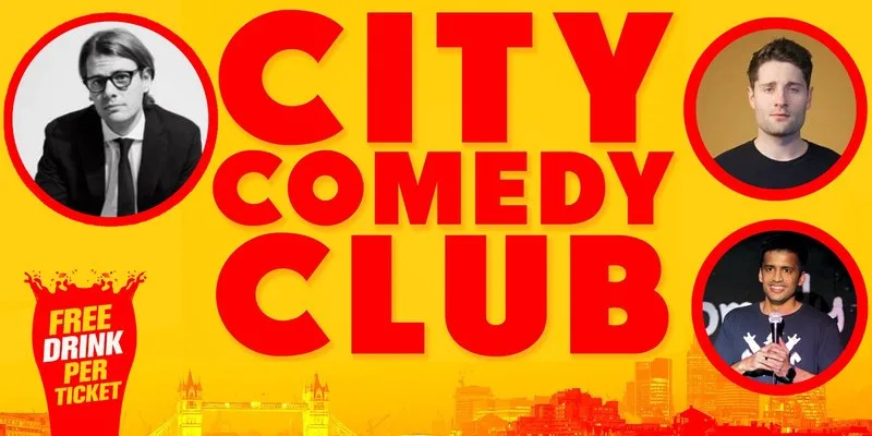 WED 19 AUG 7:30PM: (Includes free drink) at City Comedy Club