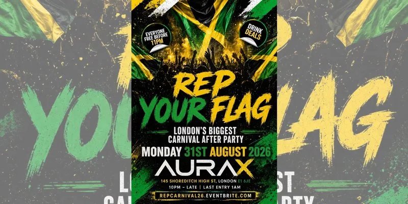 Rep Your Flag - Everyone Free Before 11PM at Aura X