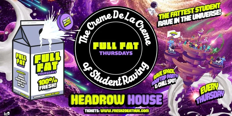 FULL FAT HALLOWEEN at Headrow House - Every Thursday at Headrow House