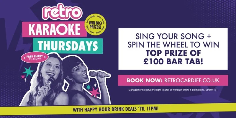 Karaoke Thurs at Retro at Retro Cardiff