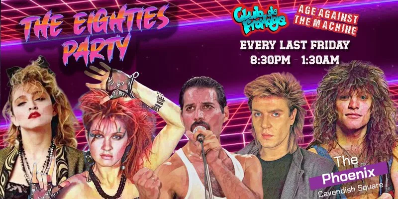 The 80s Party - Friday 25th September, 8:30pm-1:30am at The Phoenix