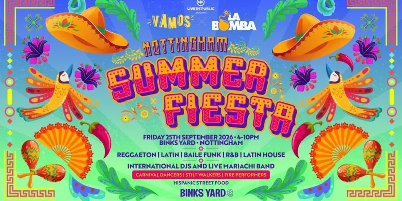Nottingham's Summer Fiesta 2026 | VAMOS X LA BOMBA at Binks yard