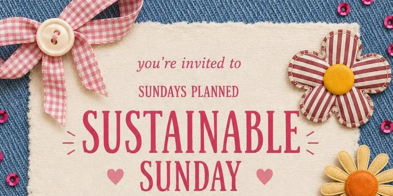 Sustainable Sunday 🧵🪡