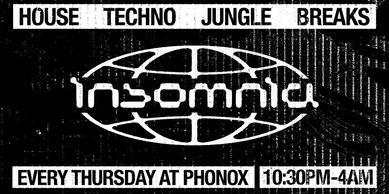Insomnia London: House, Techno, Jungle at Phonox
