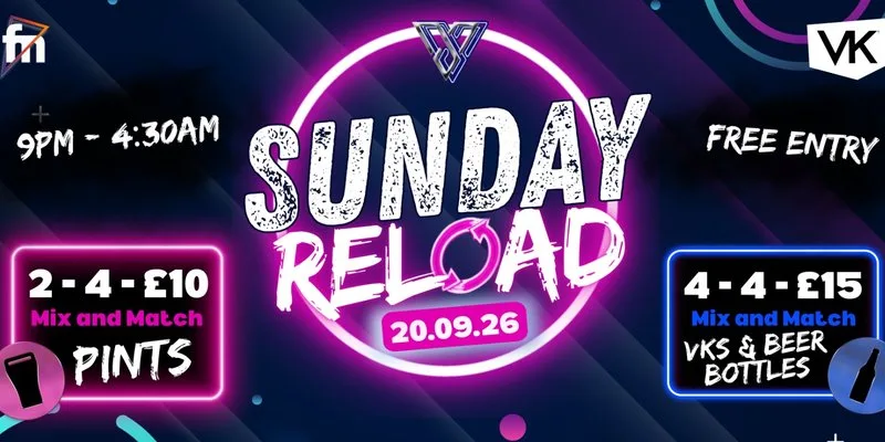 SUNDAY RELOAD at The Vaults, Exeter
