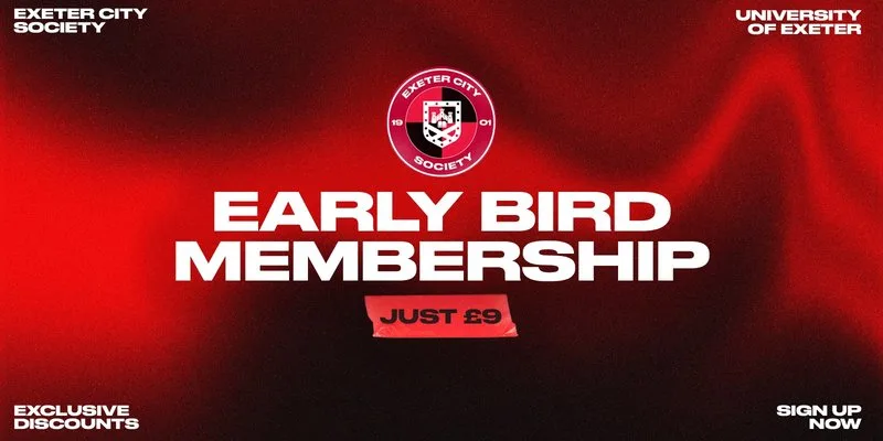ENDS 20.09 | ECS Early Bird Membership 2026/27 at University of Exeter, Exeter EX4