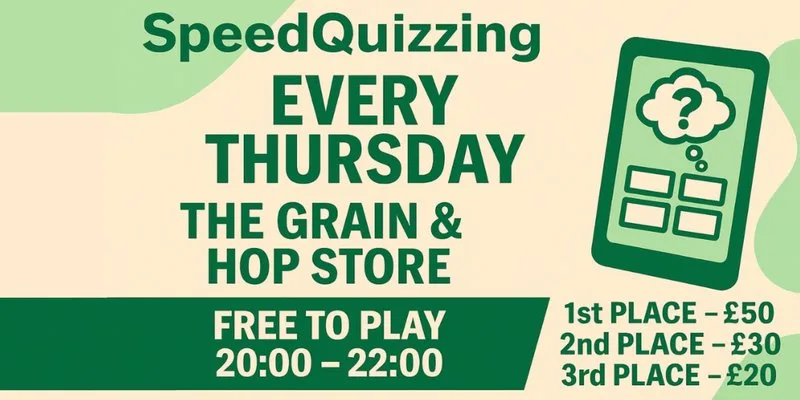 Speed Quizzing - Grain and Hop Store at The Grain and Hop Store Cambridge