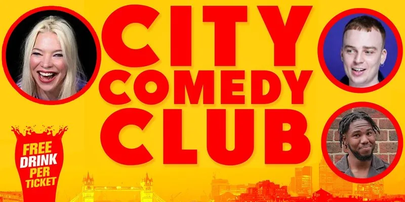 FRI 14 AUG 8:00PM: (Include Free Drink) at City Comedy Club