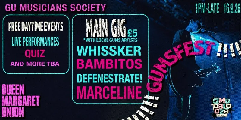 GU Musicians Society QMU takeover at Queen Margaret Union