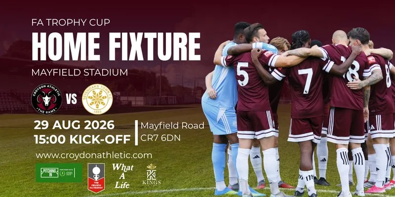 Croydon Athletic vs Sevenoaks Town F.C (FA Trophy Cup) at Mayfield stadium