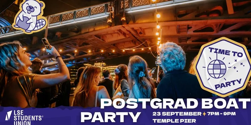 Welcome 2026 - LSESU Official Postgraduate Boat Party